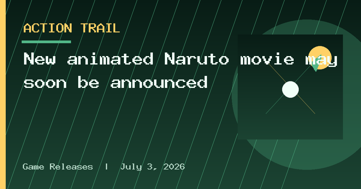 New animated Naruto movie may soon be announced