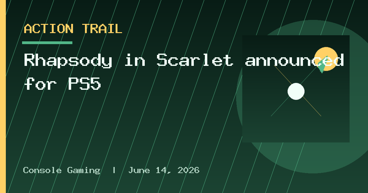 Rhapsody in Scarlet announced for PS5